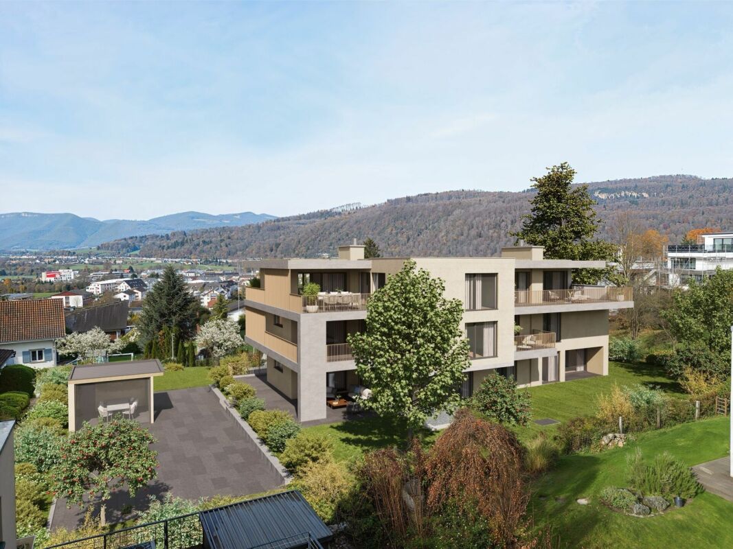 Modernes Mehrfamilienhaus in grüner Hanglage