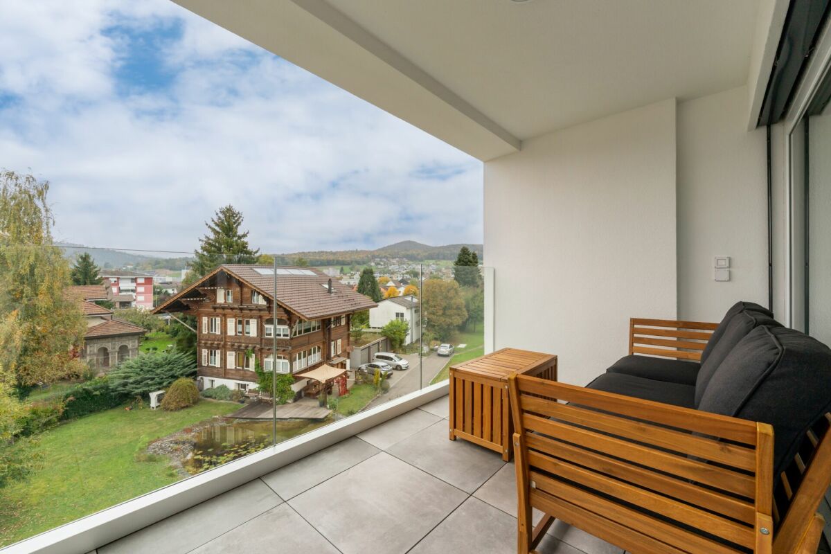 Balkon mit Aussicht