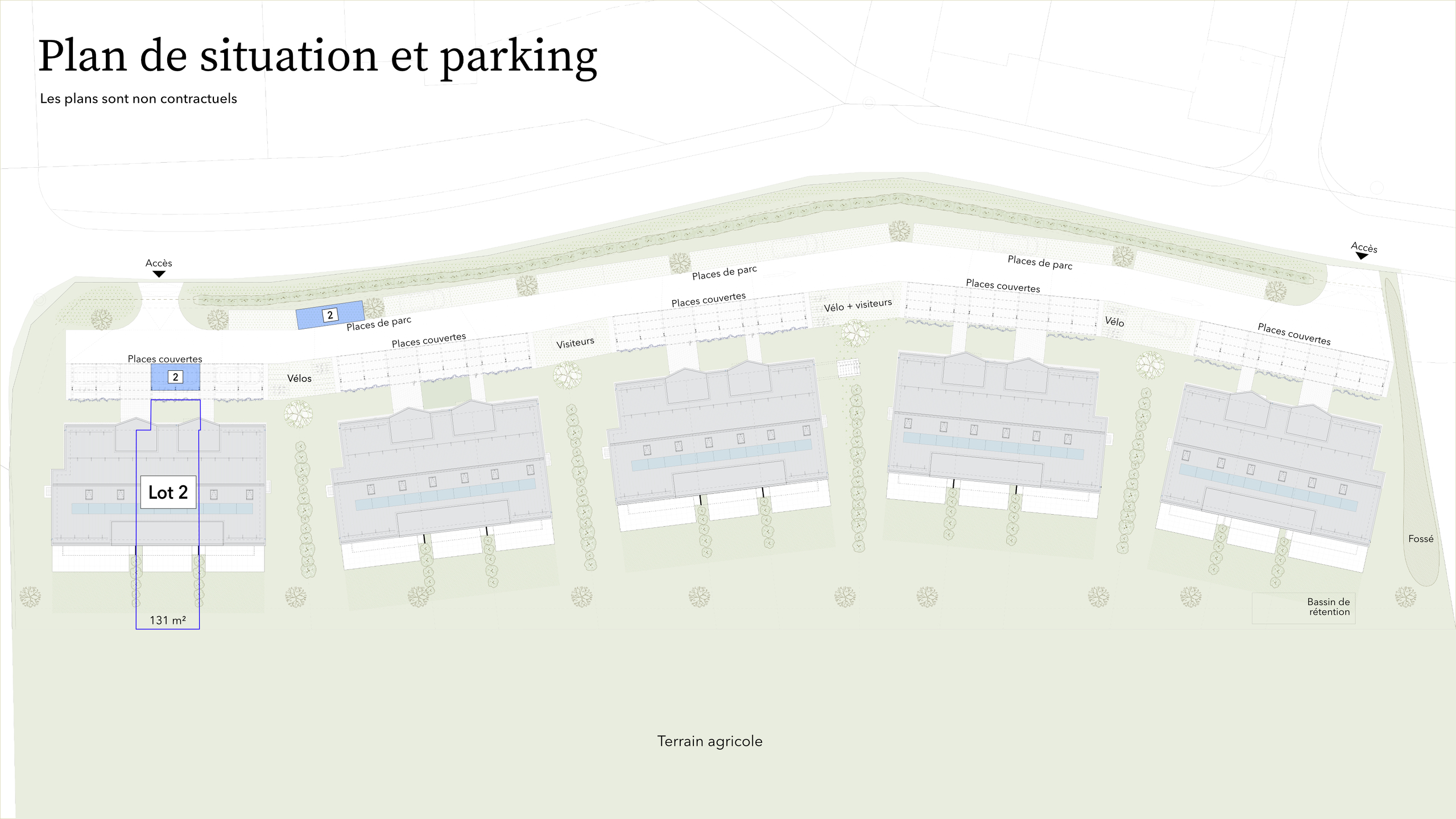 Situations- und Parkplatzplan