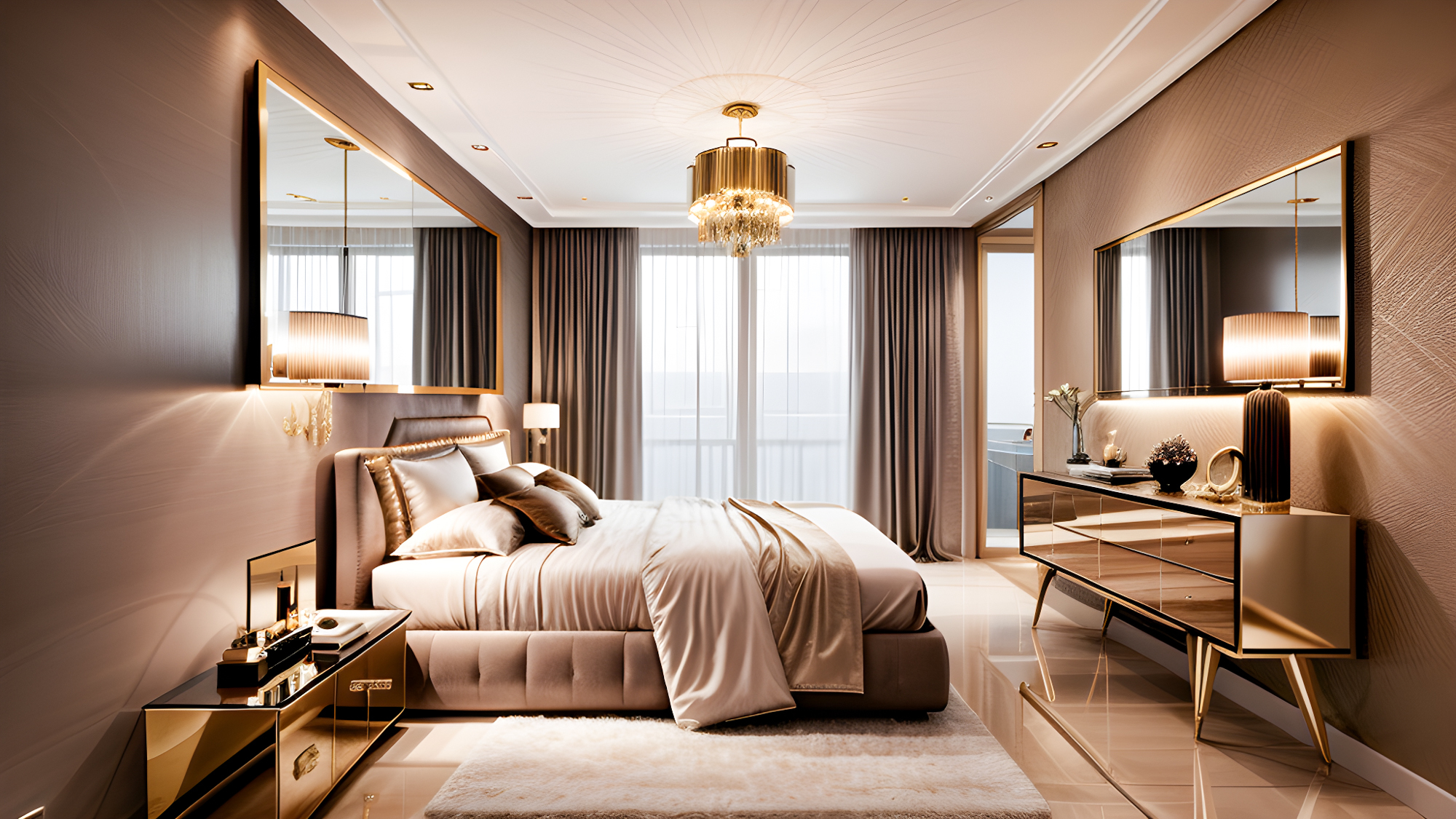 Luxuriöses Schlafzimmer