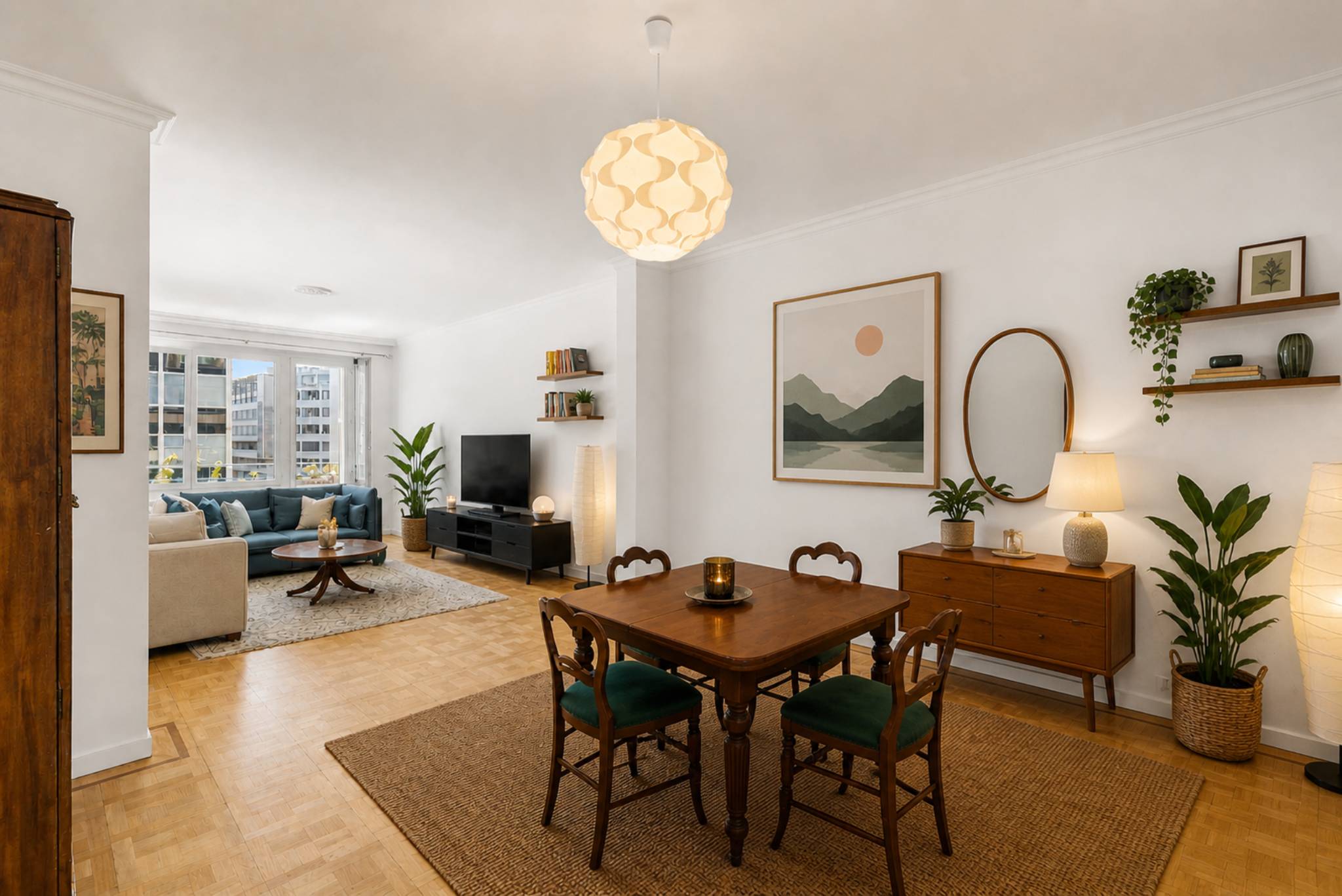Renovierte Wohnung in einer Luxusresidenz – Genève