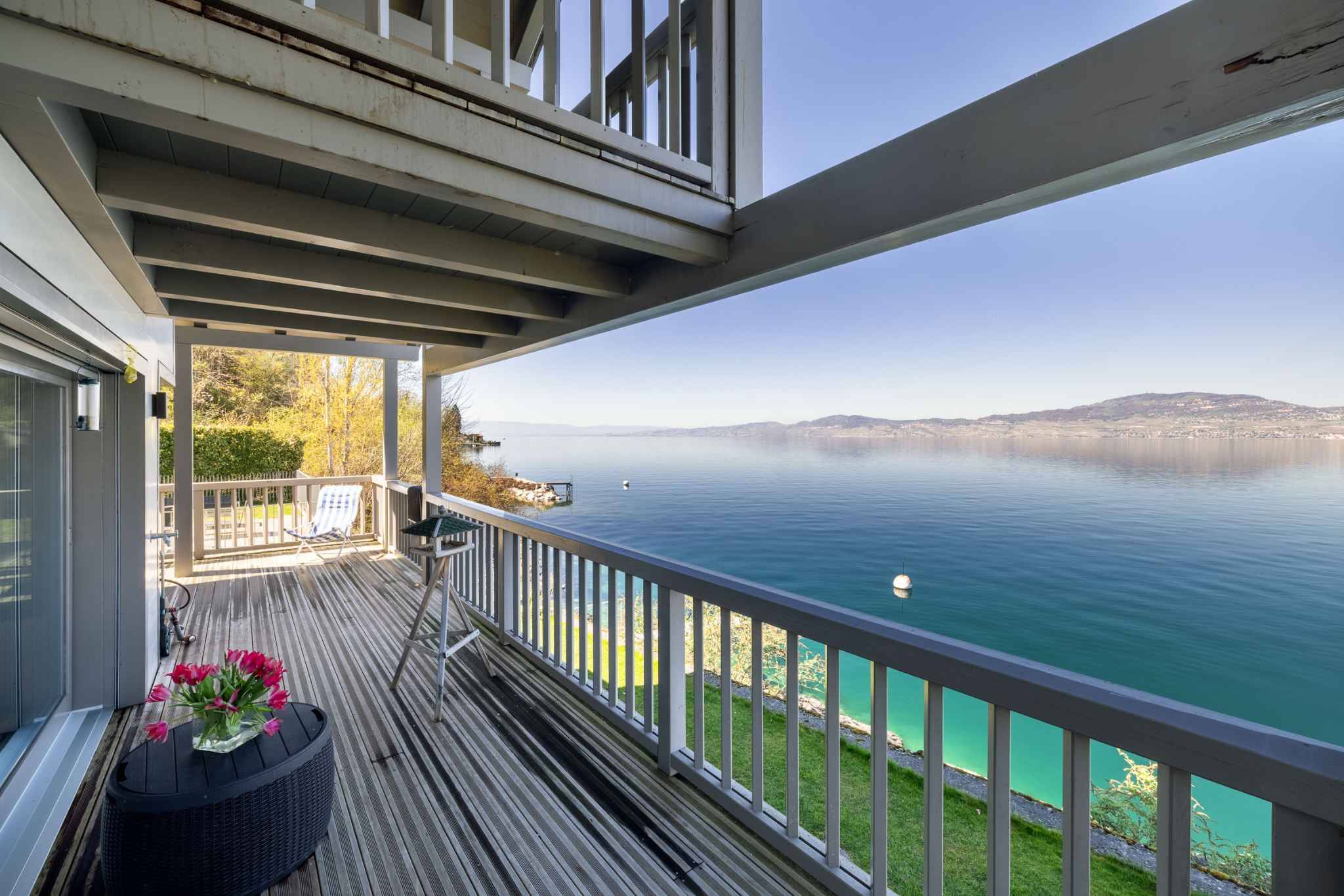 Seebalkon mit Panoramablick