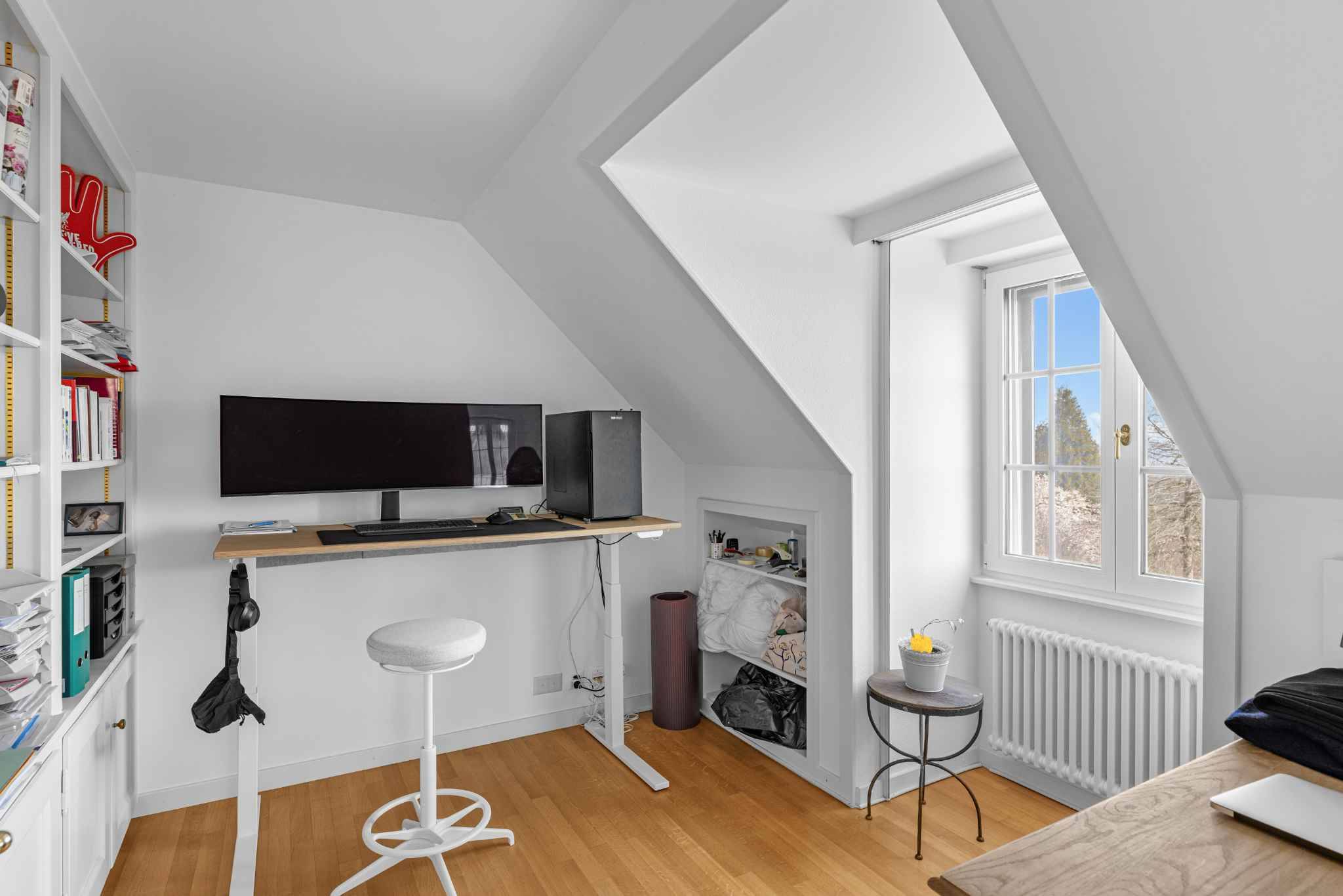 Arbeitszimmer im Dachgeschoss
