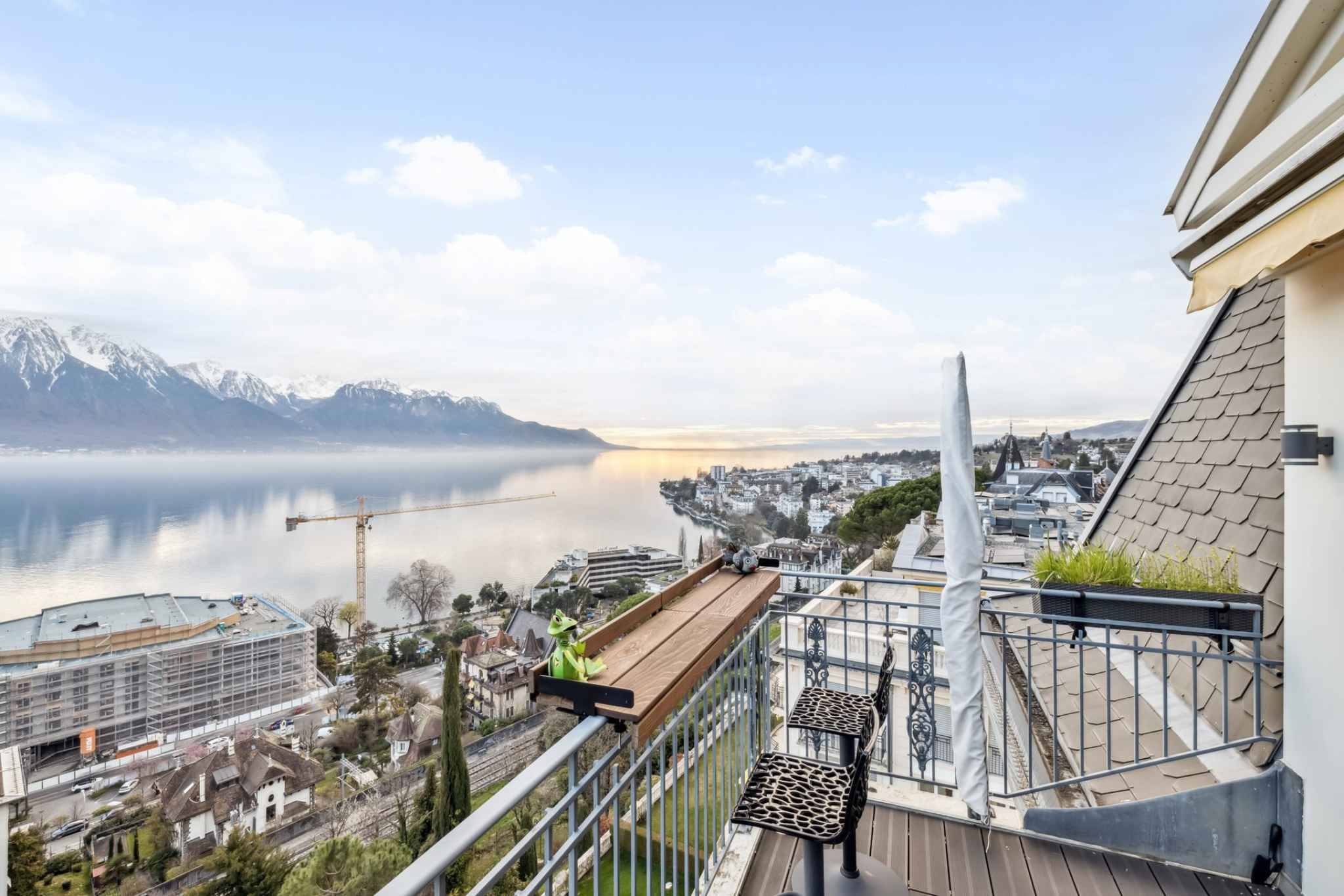 Triplex mit Panoramablick im Herzen von Montreux – Montreux
