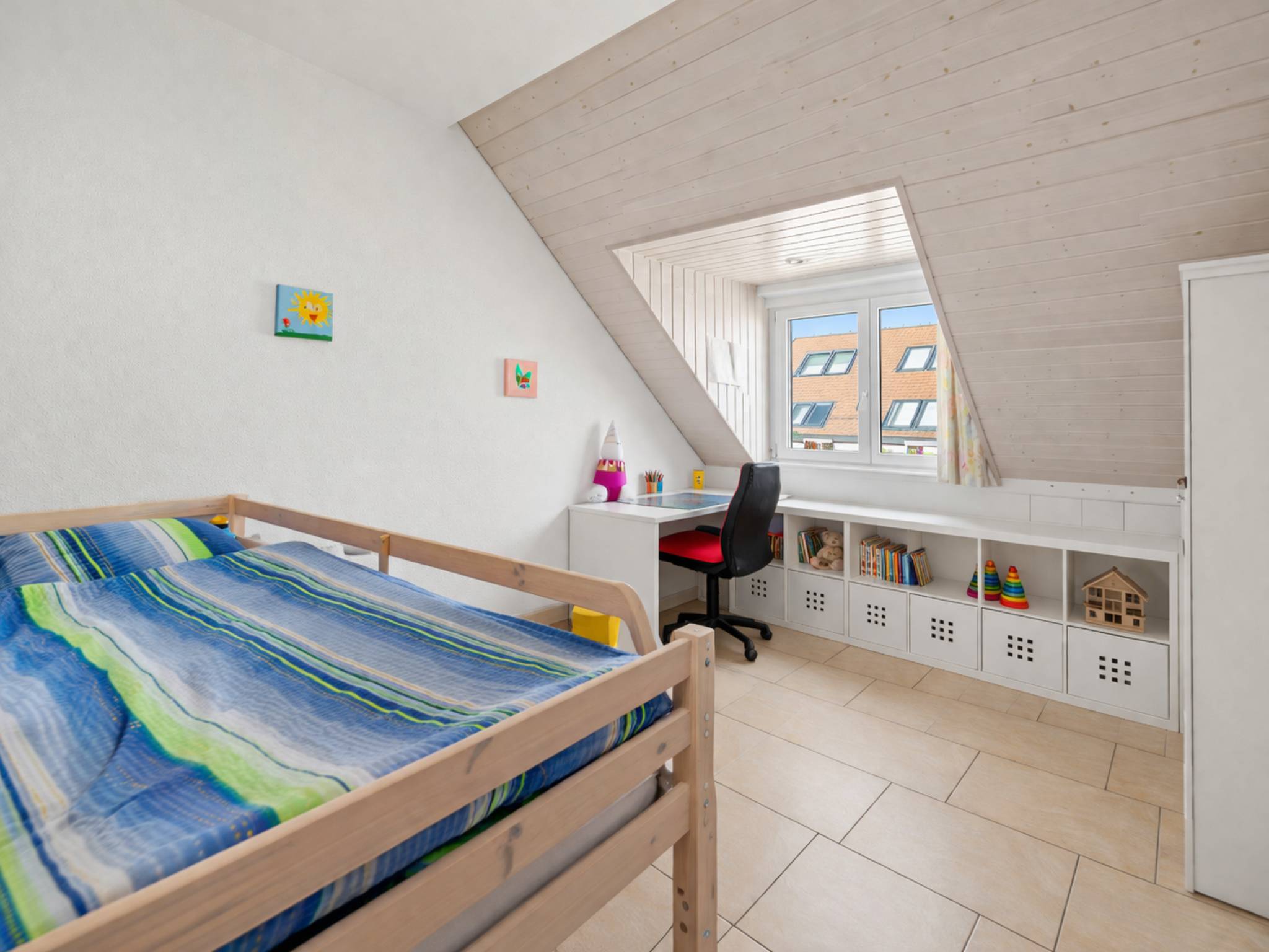 Kinderzimmer im Dachgeschoss