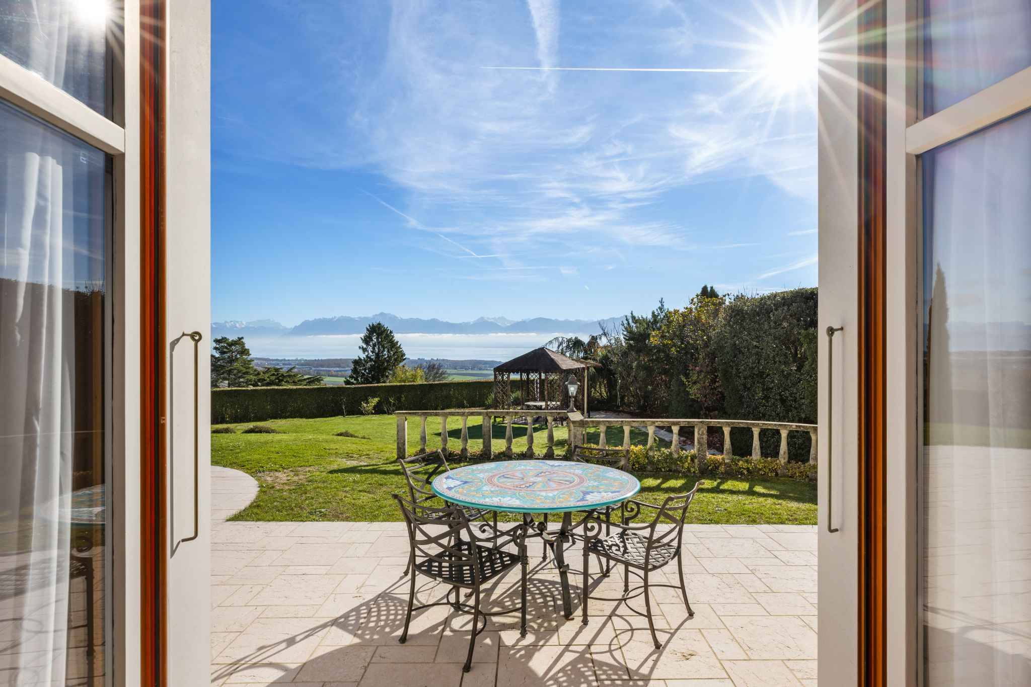 Terrasse mit Panoramablick