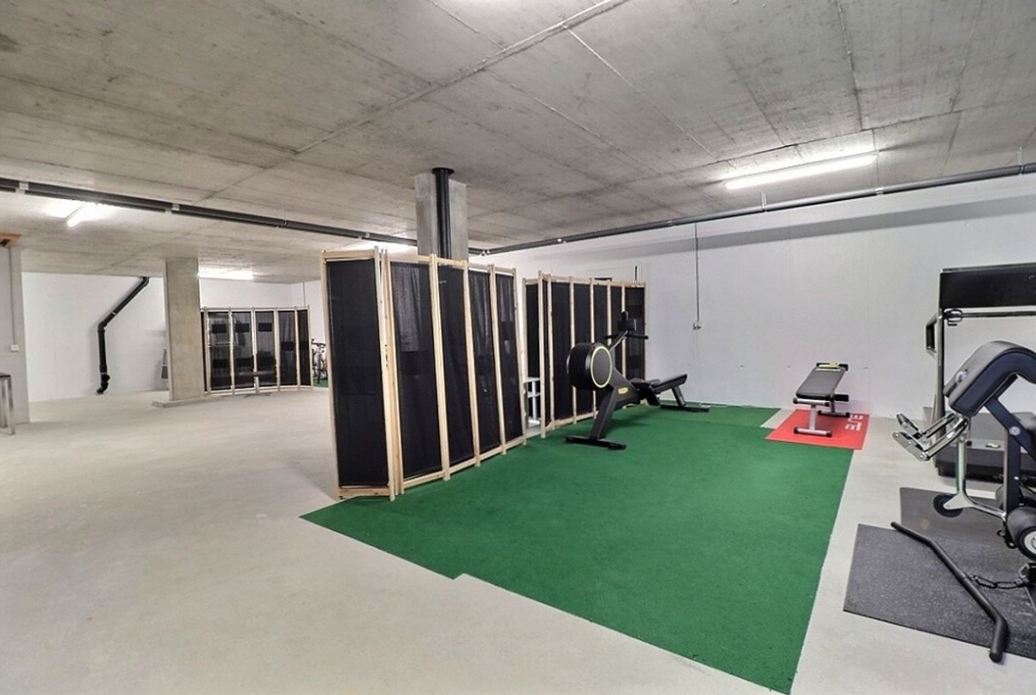 Fitnessraum im Keller