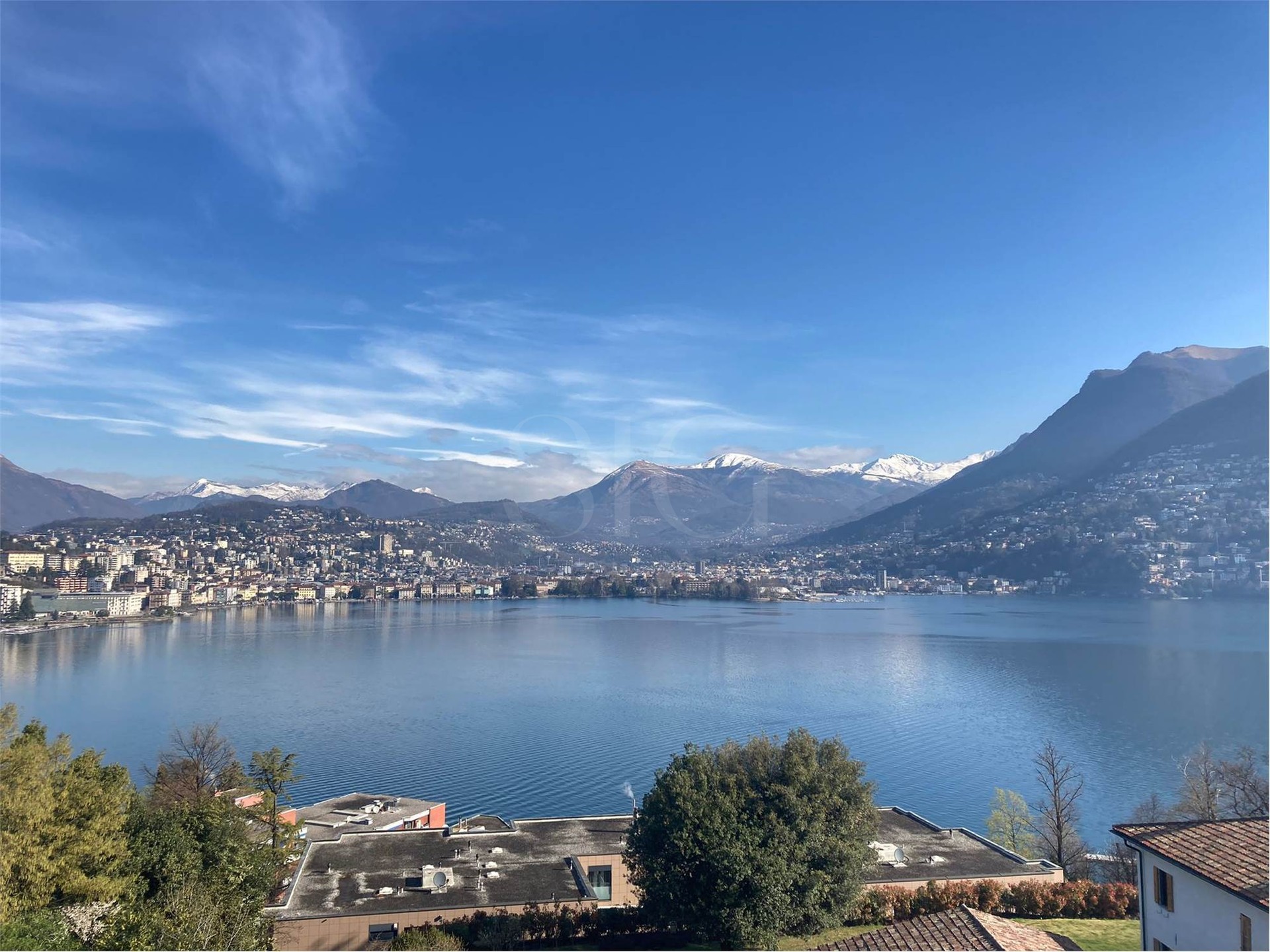 Seeblick mit Bergen