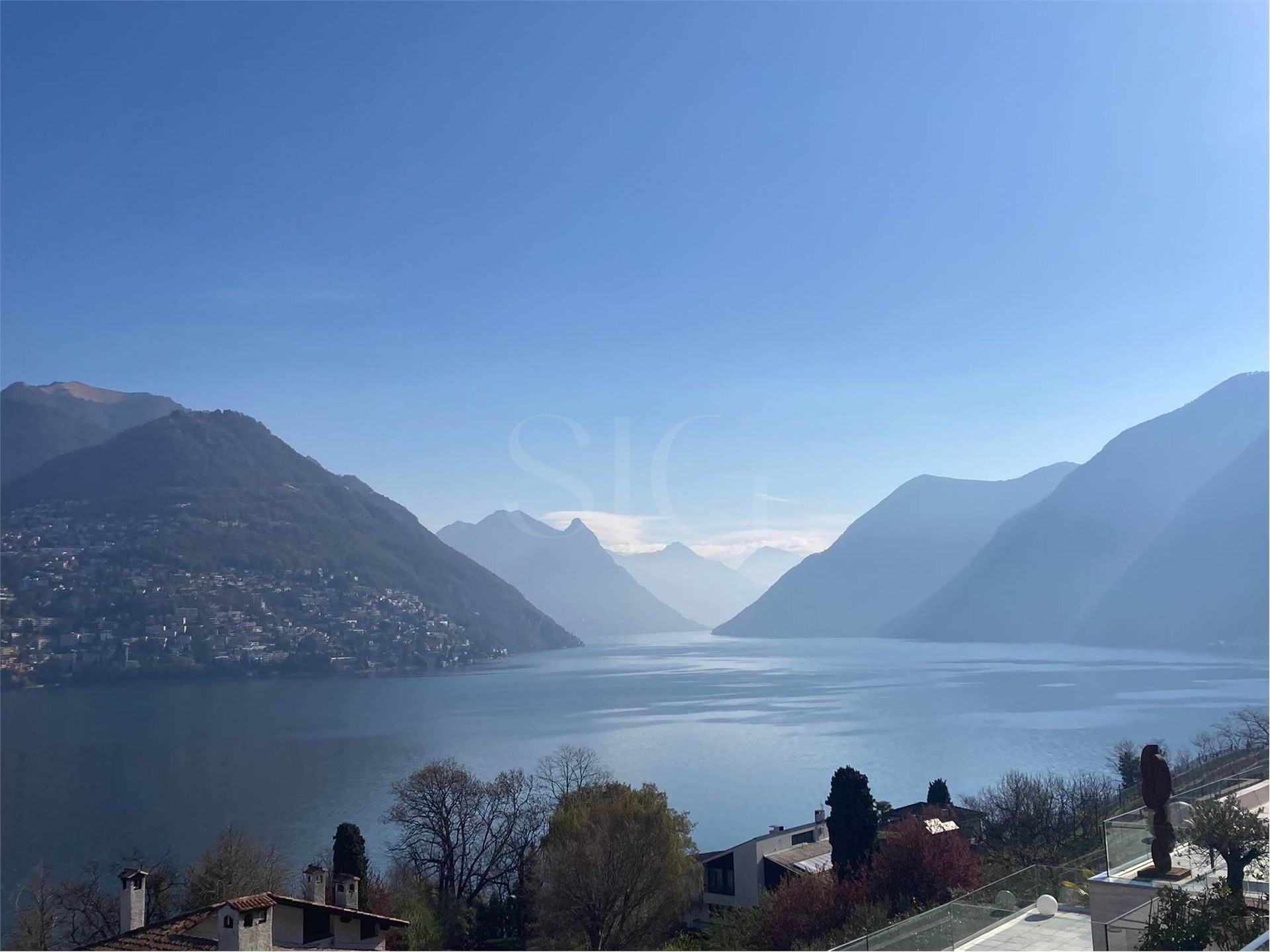 Seeblick mit Bergpanorama