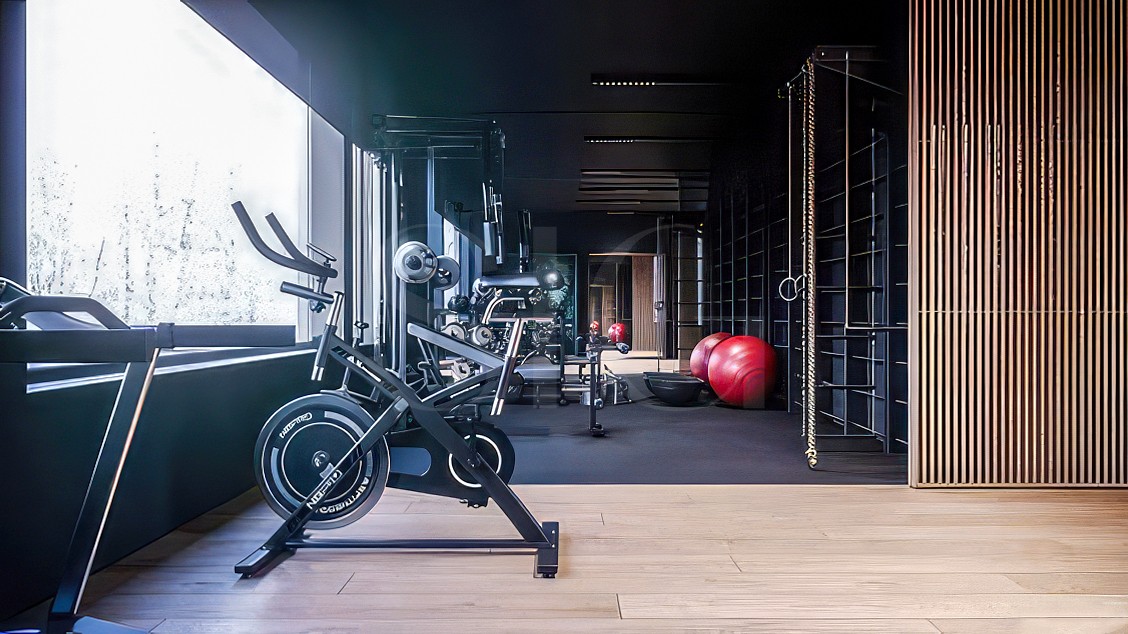 Moderner Fitnessraum