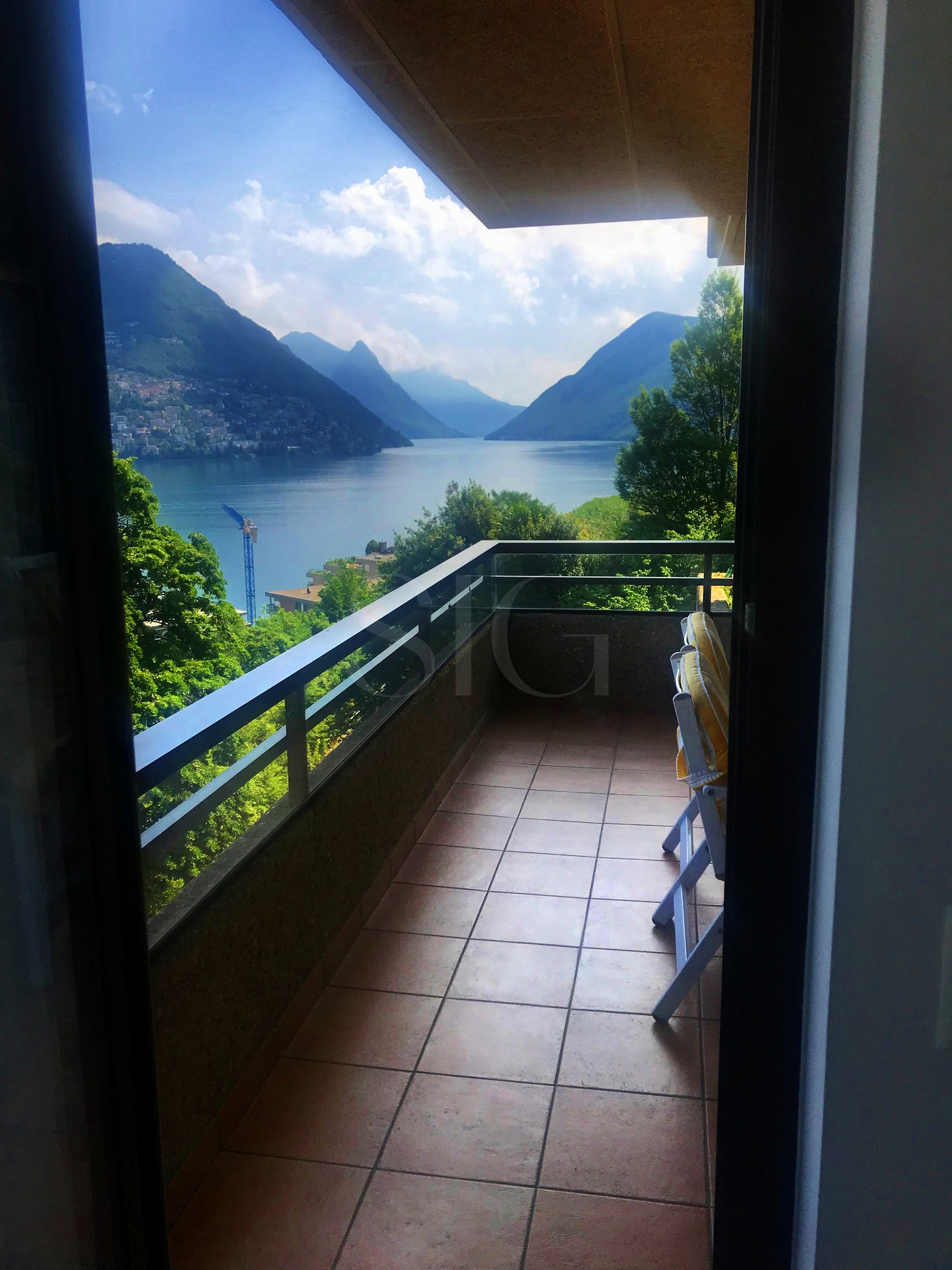 Balkon mit Seeblick