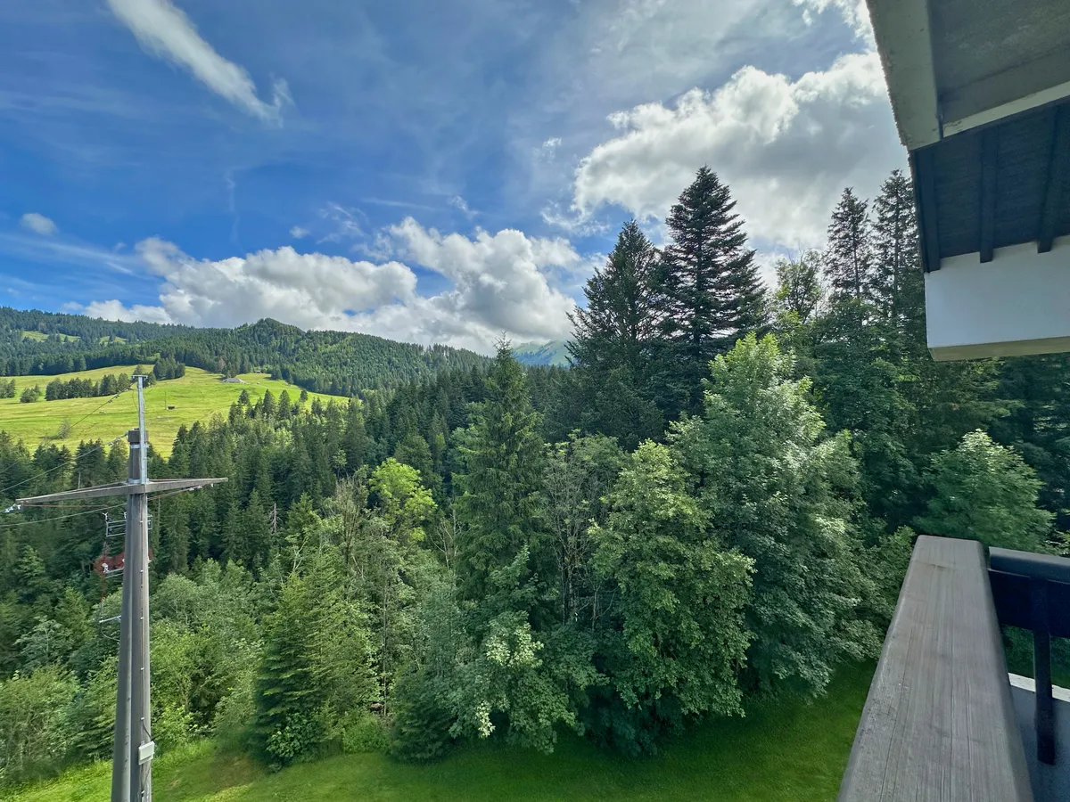 Bergblick vom Balkon