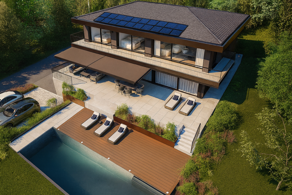 Luxuriöse Villa mit Pool und Sonnenterrassen
