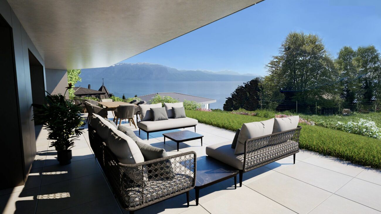 Terrasse mit Seeblick