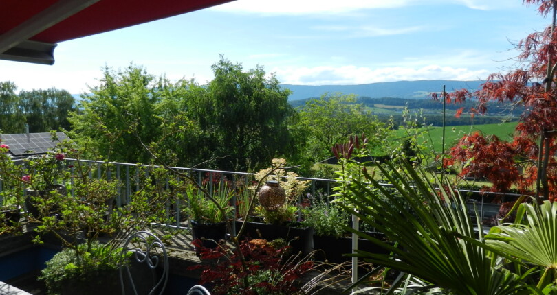 Terrasse mit Panoramablick