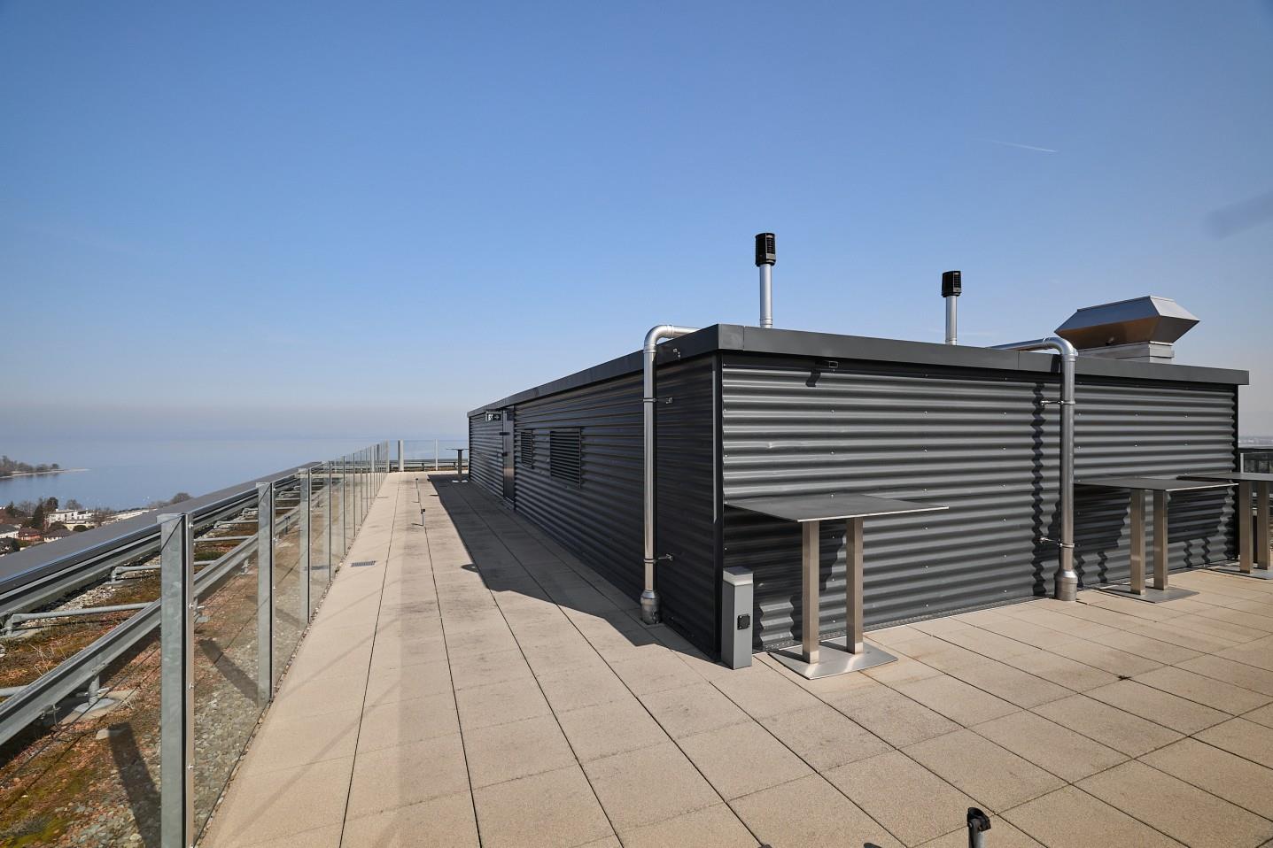 Dachterrasse mit Meerblick