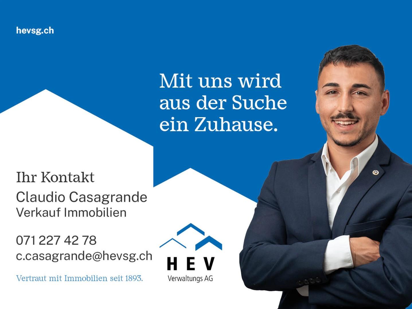 Werbebanner mit Maklerkontakt
