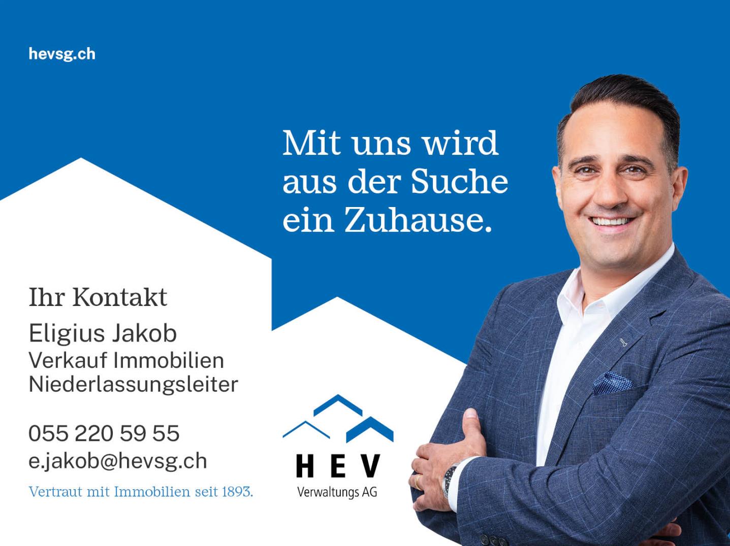 Werbeanzeige eines Immobilienverwalters