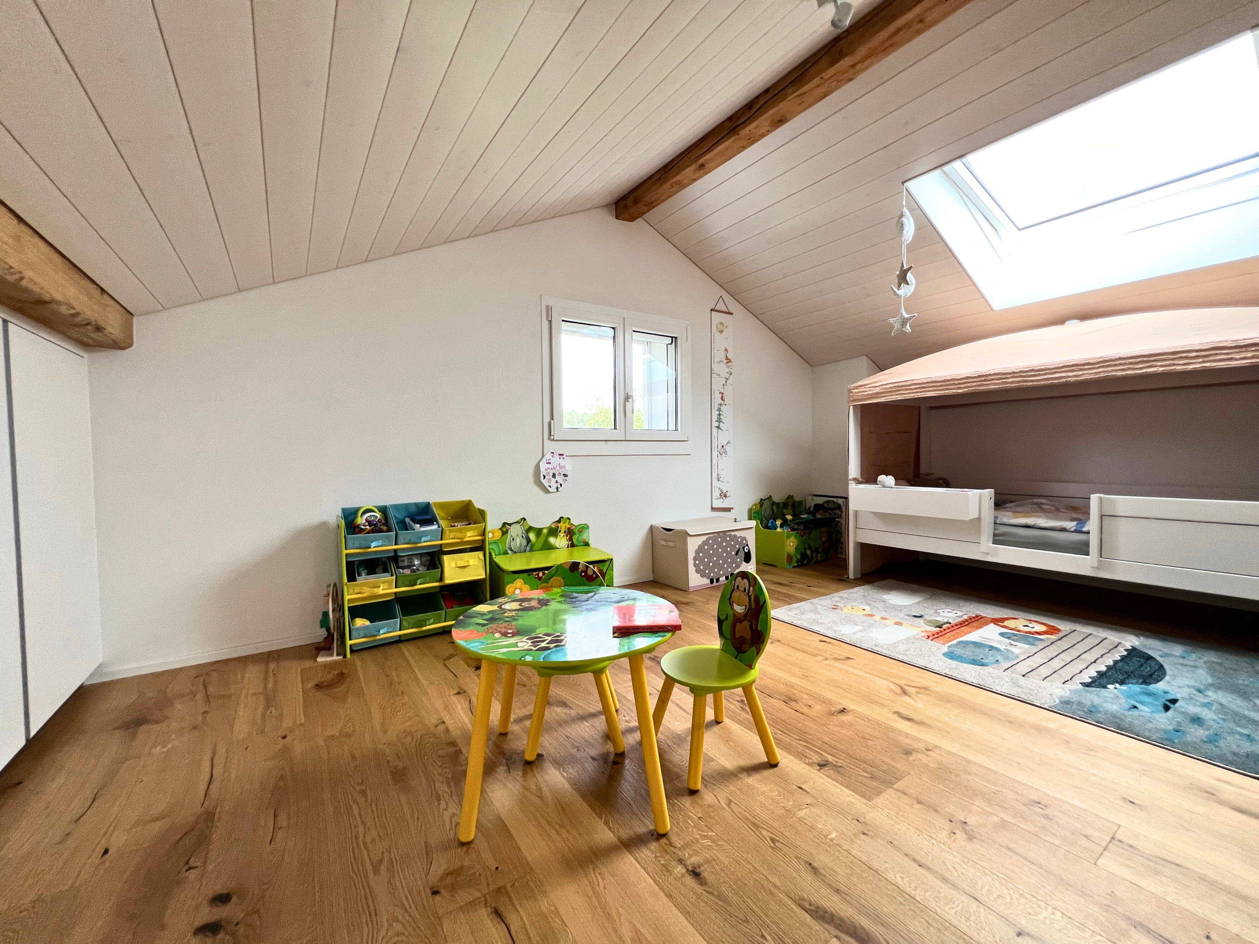 Kinderzimmer im Dachgeschoss