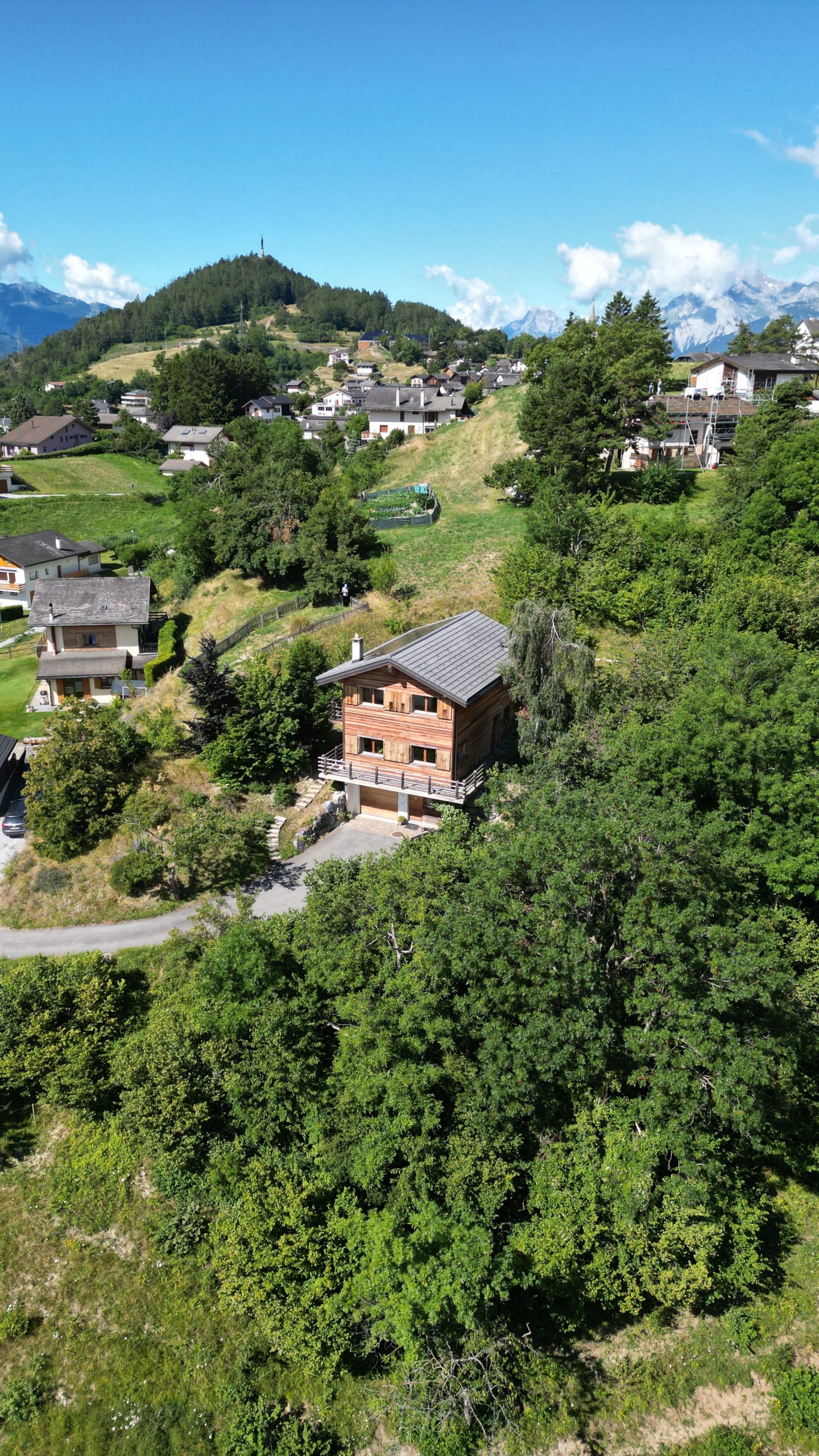 Alpines Chalet in grüner Hanglage