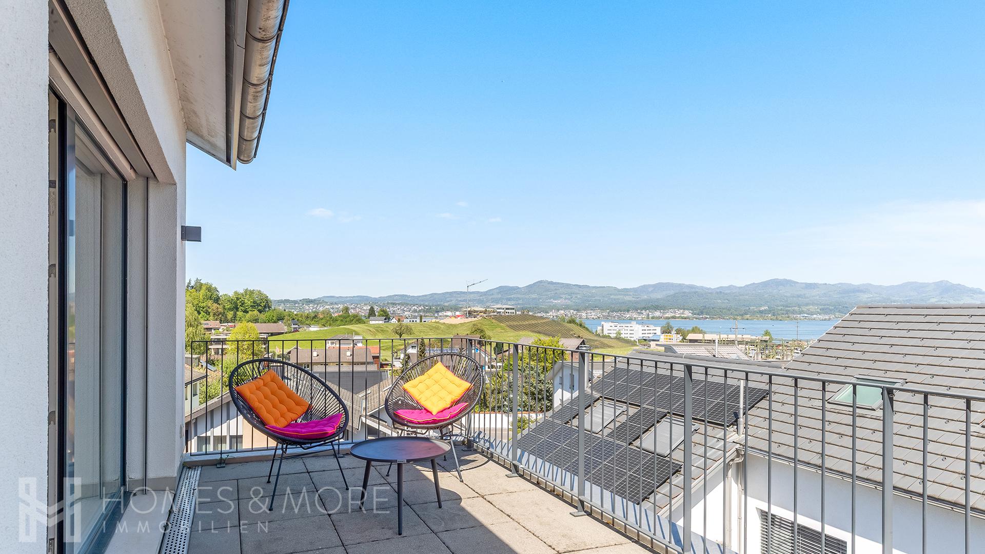 Balkon mit Ausblick