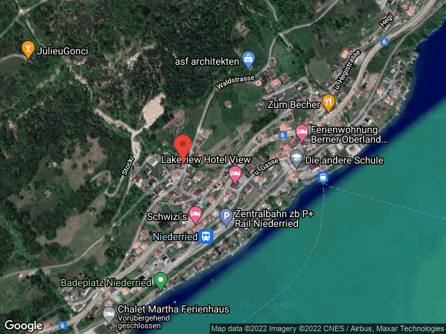 Satellitenkarte einer Seegemeinde