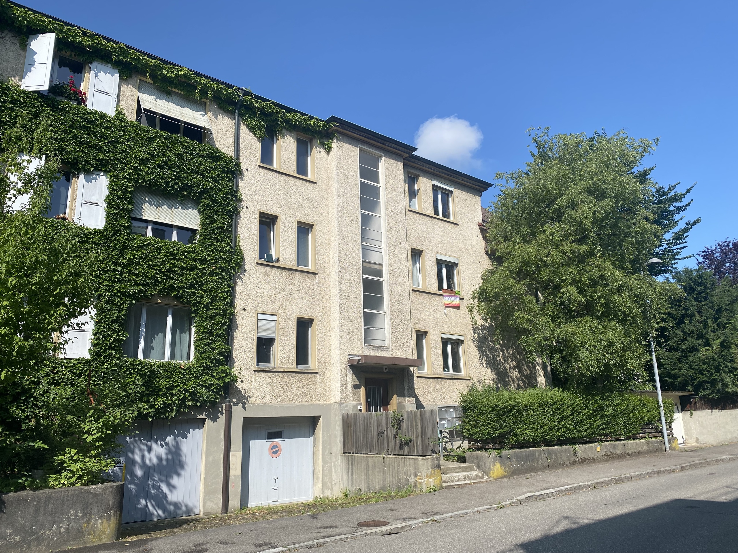 Mehrfamilienhaus mit Efeufassade