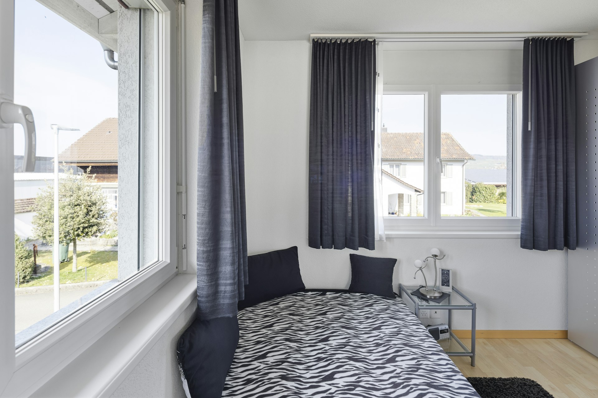 Schlafzimmer mit Blick ins Freie