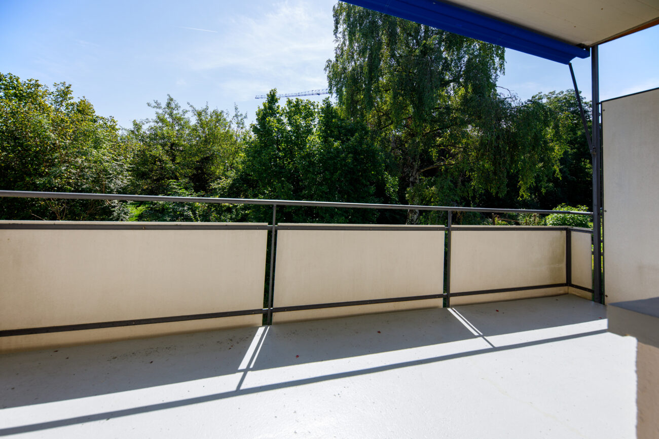 Balkon mit Blick ins Grüne