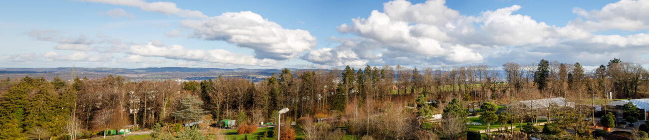 Weitläufiger Landschaftsblick