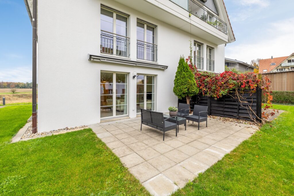 Terrasse am Wohnhaus