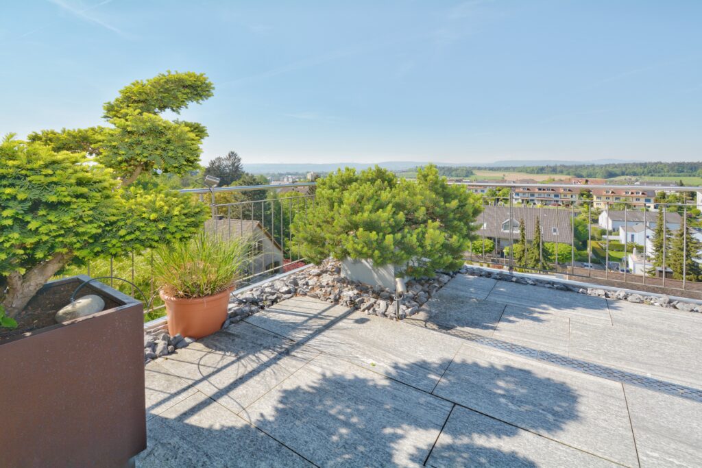 Dachterrasse mit Panoramaausblick