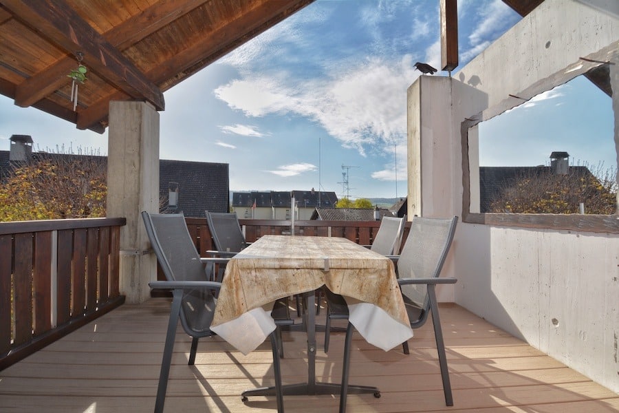 Dachterrasse mit Essplatz