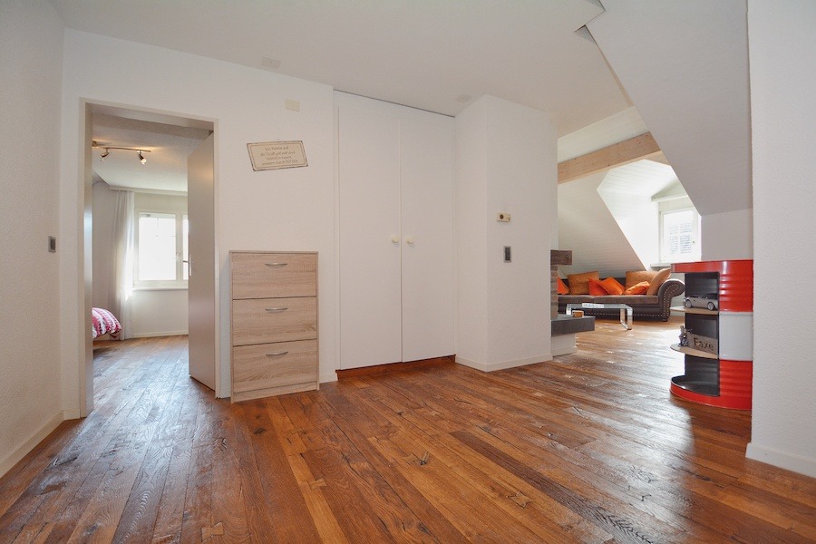 Ausgebauter Dachboden mit Wohnbereich