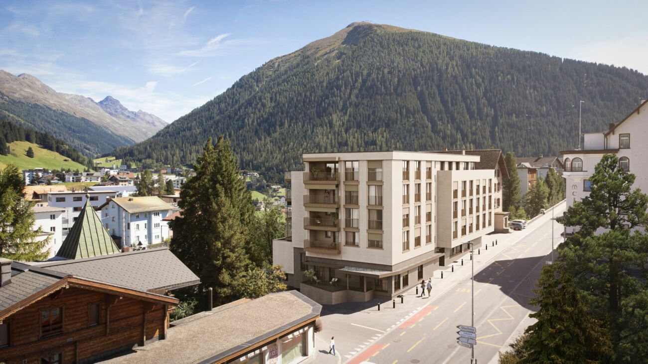 ZWEITWOHNUNG - 3.5-Zimmer-Wohnung Nr. 14 - Residence Promenade 136 – Davos Dorf