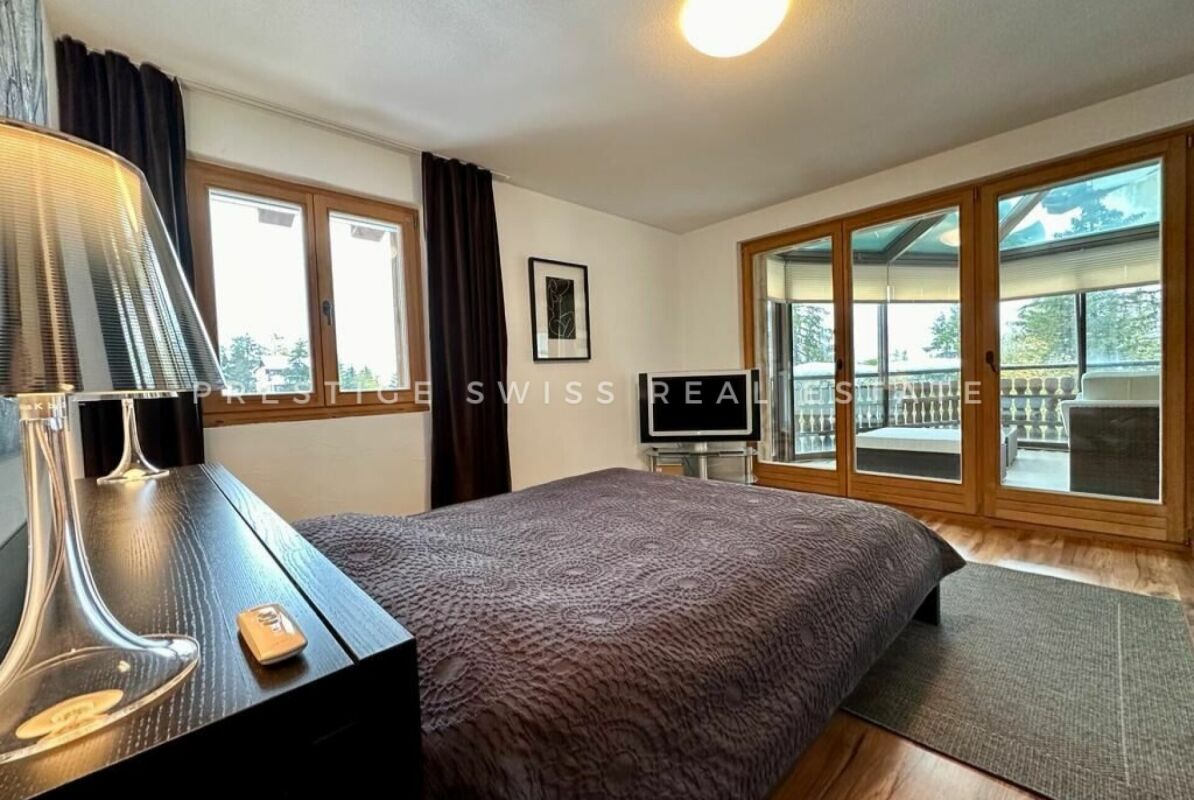 Schlafzimmer mit Balkonzugang