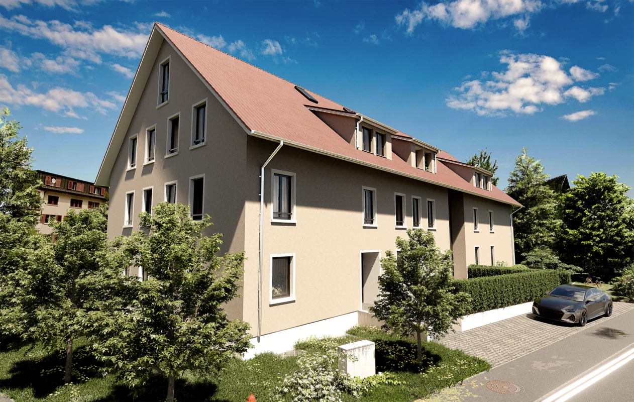 Mehrfamilienhaus mit Garten und Zufahrt