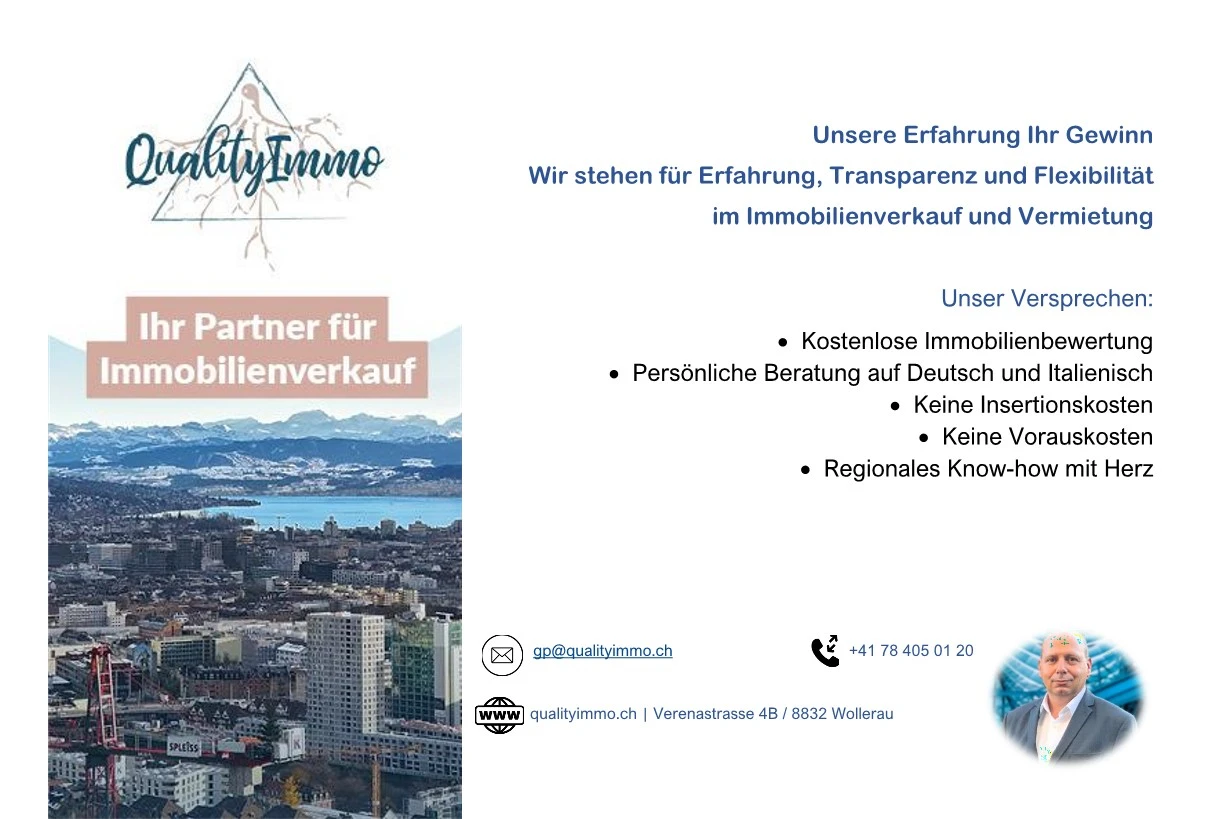 Werbegrafik eines Immobilienmaklers