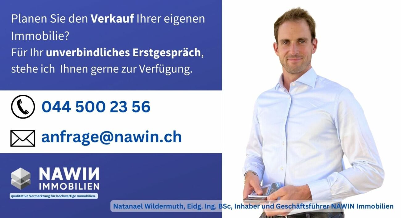 Werbeanzeige für Immobilienberatung