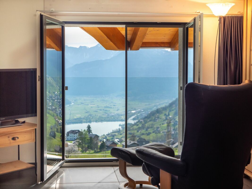 Wohnzimmer mit Panoramablick