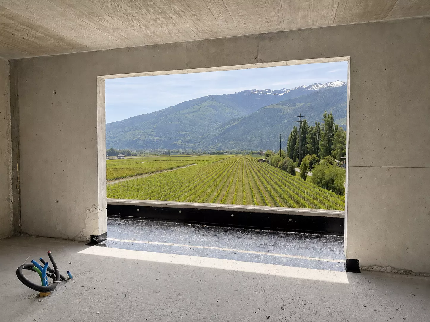 Rohbau mit Panoramablick