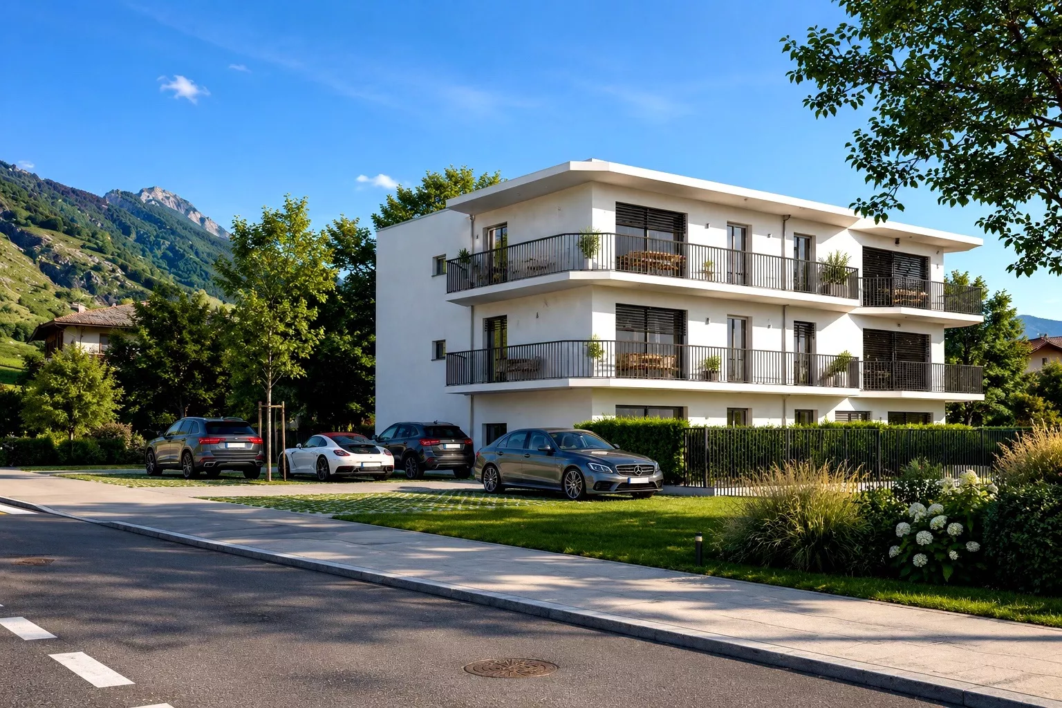 Moderne Wohnanlage in Berglage