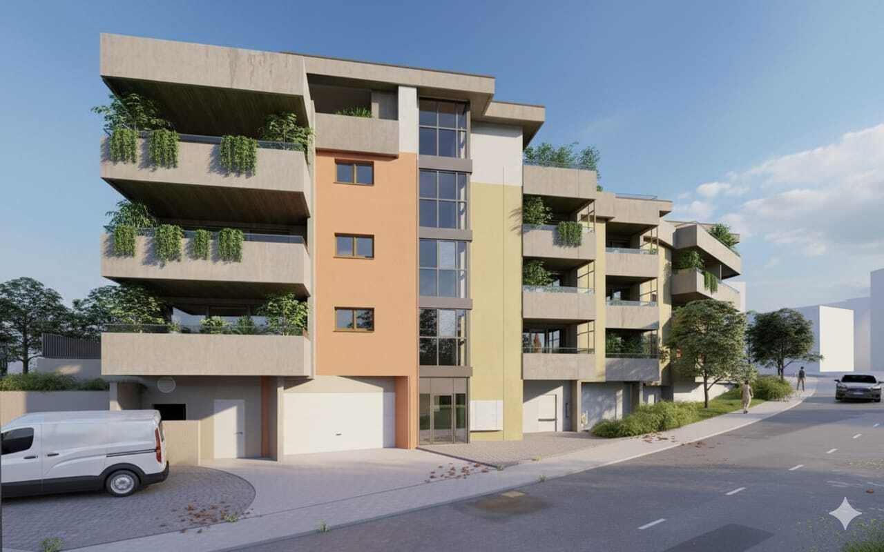 Moderne Wohnanlage mit großzügigen Balkonen