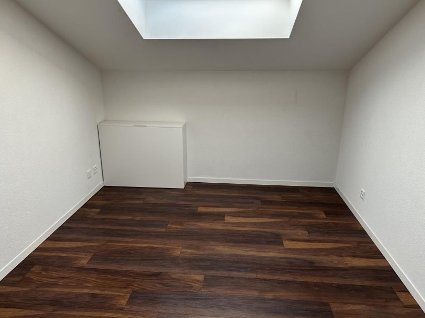 Leerer Dachraum mit Oberlicht