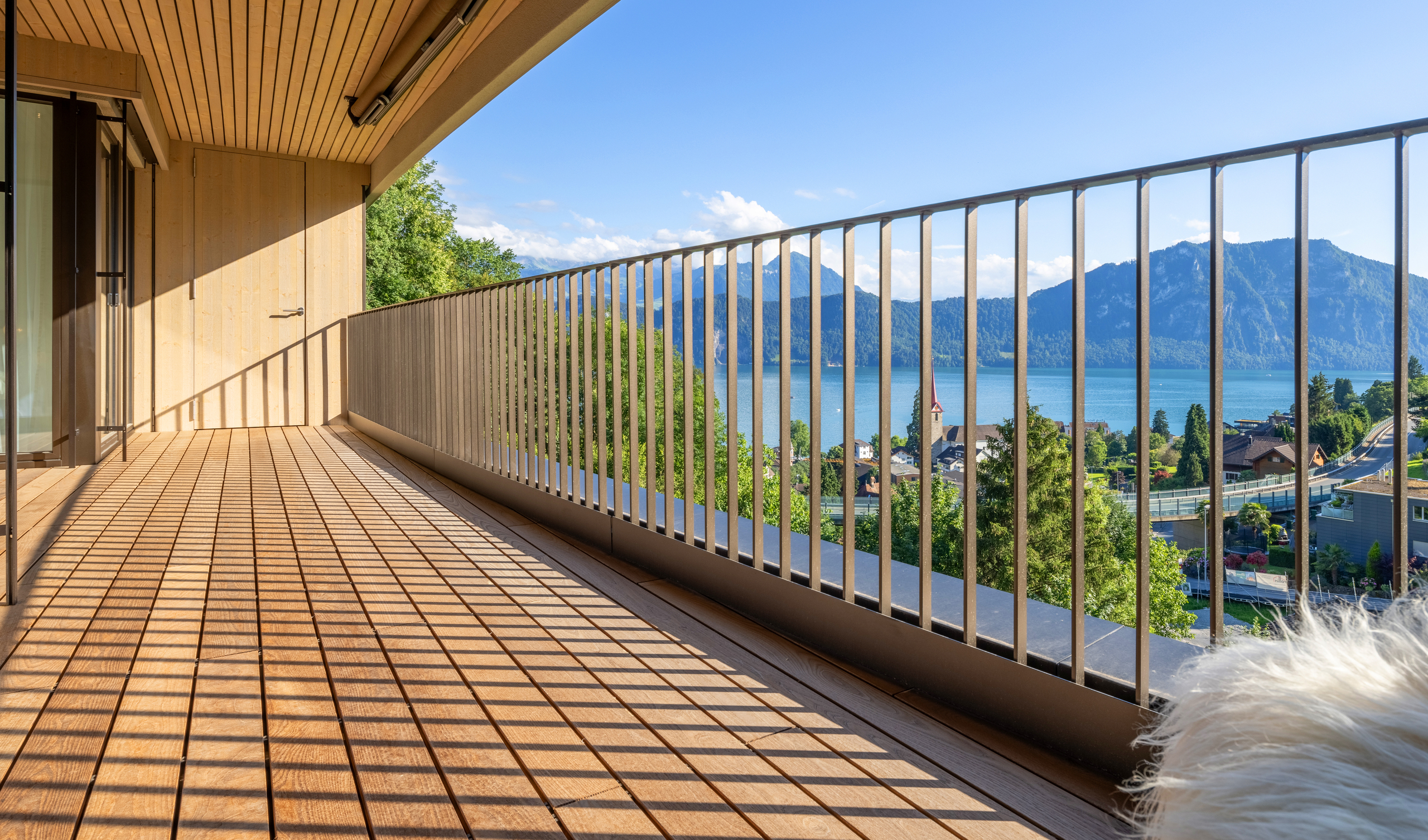 Balkon mit Seeblick