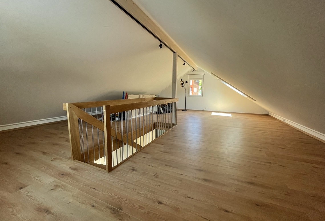 Dachboden mit offener Galerie