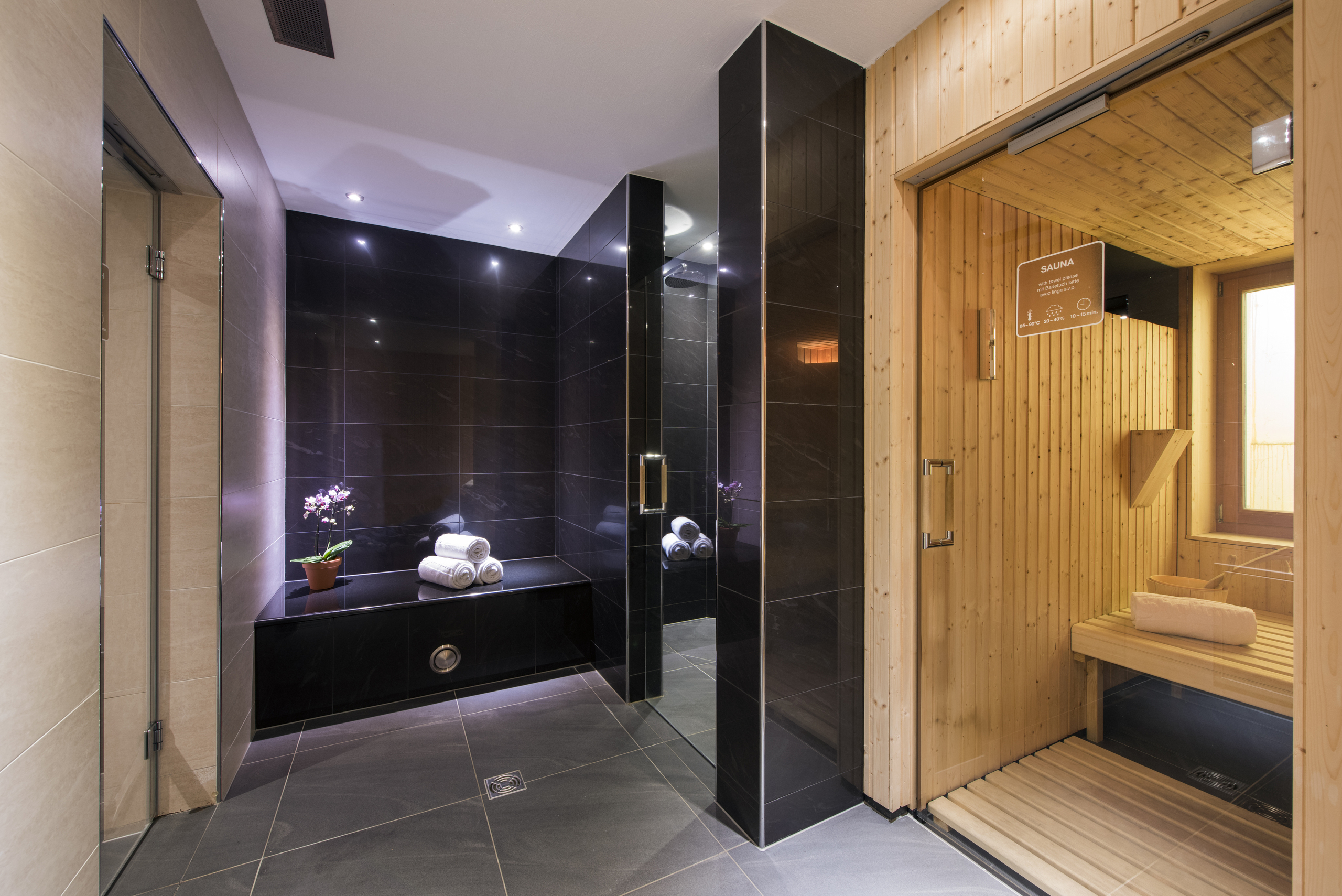 Sauna- und Spa-Bereich