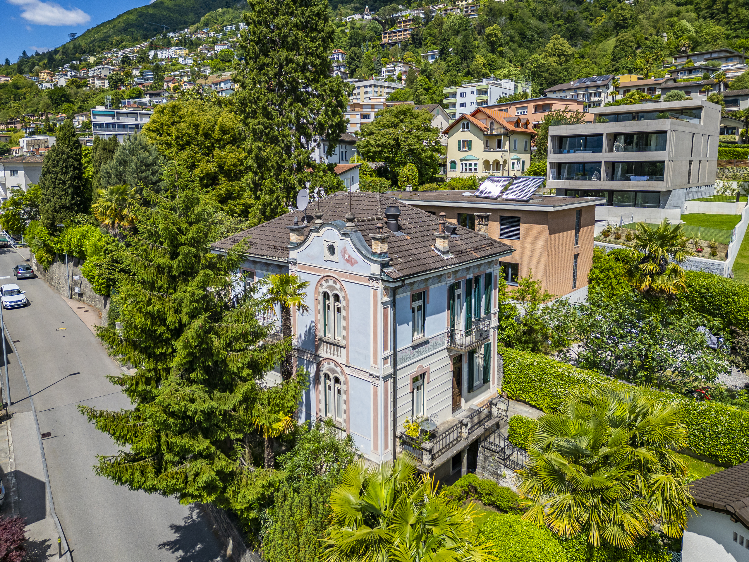 Historische Villa mit Gartenlage