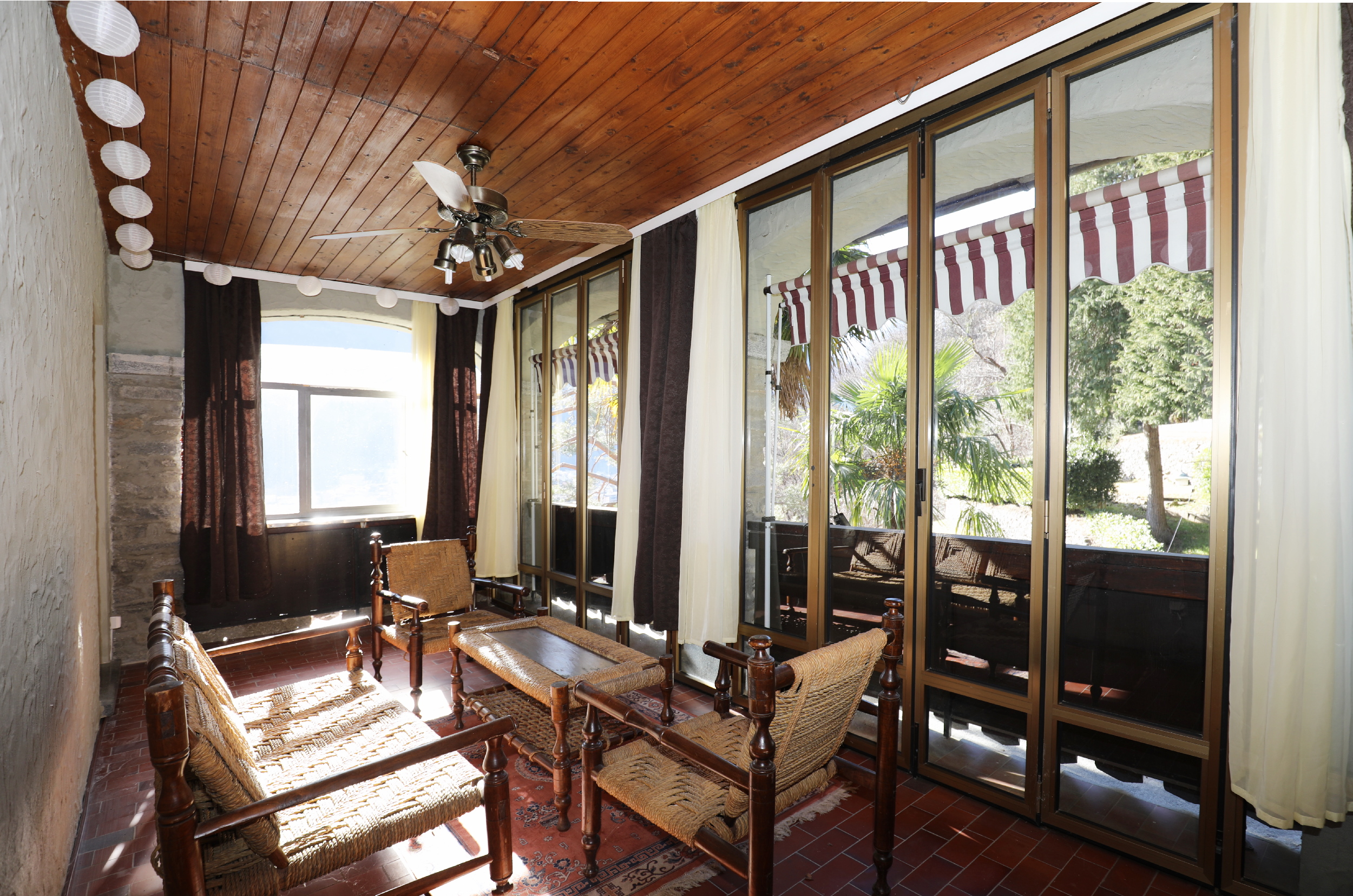Veranda mit Sitzgruppe