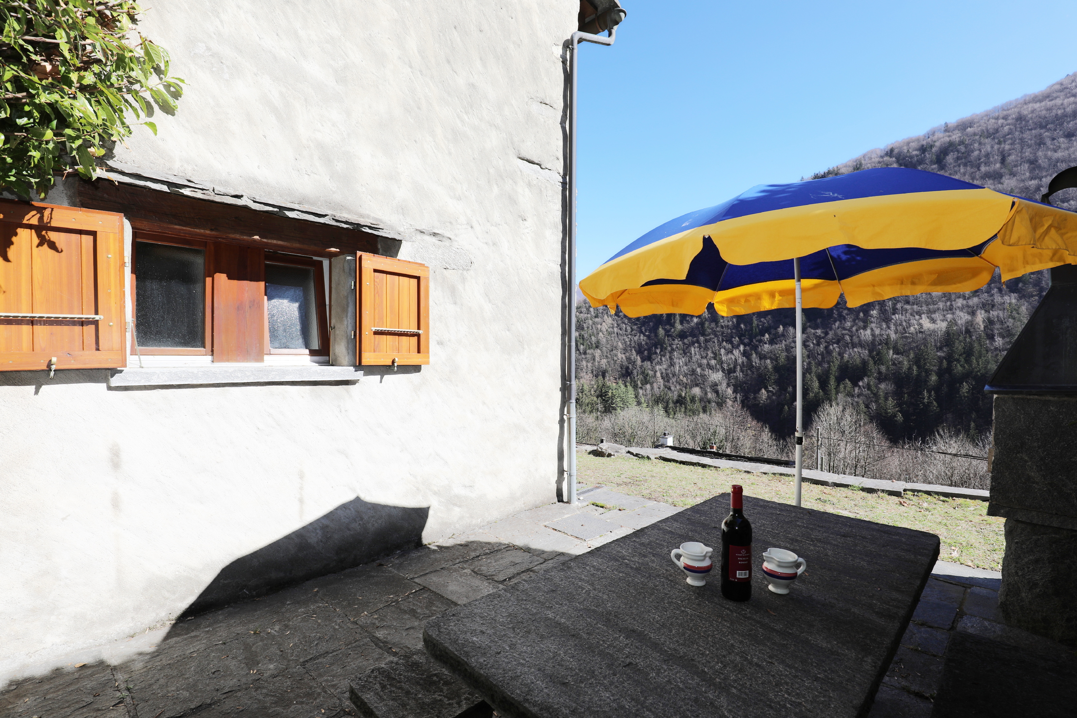 Bergterrasse mit Ausblick